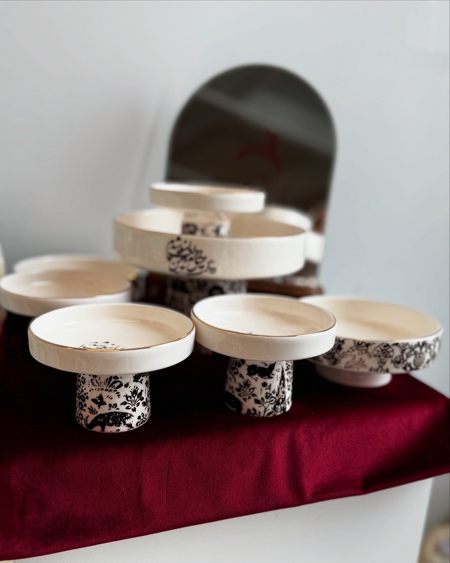 Calligraphy ceramic haft seen