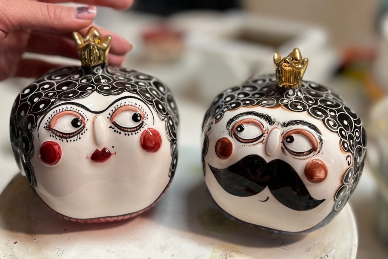 King and queen pomegranate