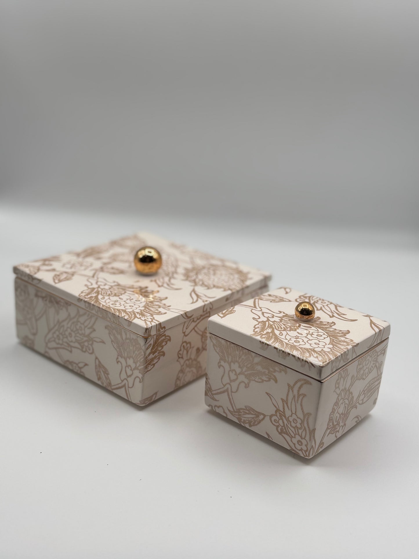 Ceramic handmade candy box
