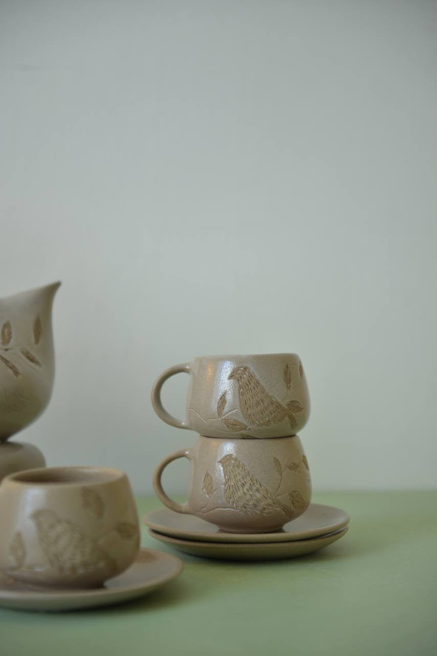 Ceramic tea set